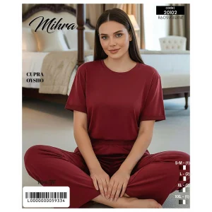 Mihra 20102 Kadın Oysho Kısa Kol Pijama Takımı