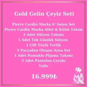 Gelin Çeyiz Paketi Gold Paket