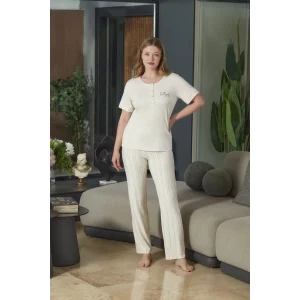 Aqua 26573 Kadın Kısa Kol Pijama Takımı