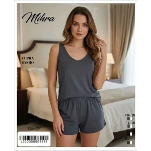 Mihra 20101 Kadın Oysho Askılı Şortlu Takım
