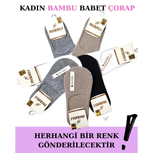 Mısırlı 72300 Kadın Bambu Babet Çorap