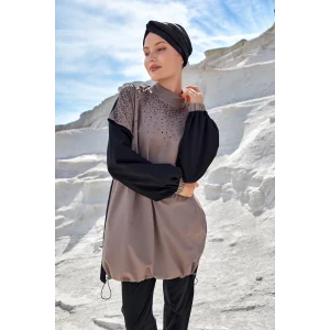 Adasea 1208 46-Keyla Uzun Kollu Tesettür Mayo