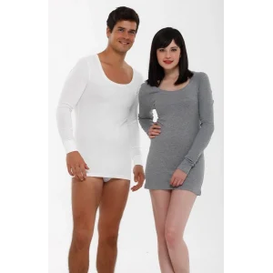 Aqua CM2512 Termal Açık Yaka Uzun Kol Fanila