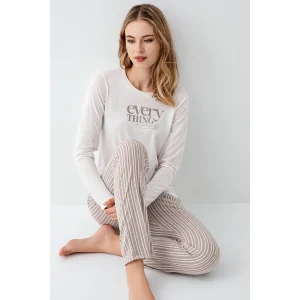 Arnetta 3424-S Kadın Uzun Kol Pijama Takım