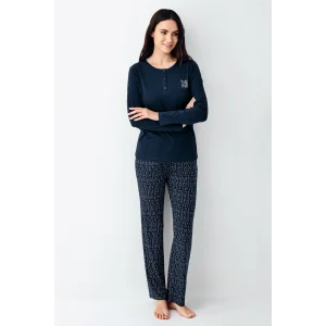 Arnetta 3429-X Kadın Battal  Uzun Kol Pijama Takım