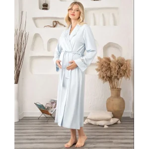 Bone 5930 Lycra Nevrürlü Şal Yaka Sabahlık