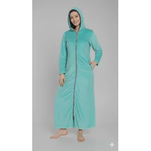 Cicikom 104030 Bayan Kapşonlu Havlu Elbise