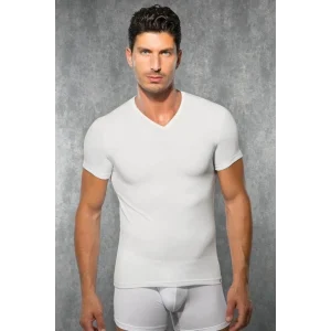 Doreanse 2885 Erkek Kısa Kol V Yaka Termal İçlik