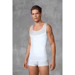 Doreanse 5965 Erkek Pamuk Geniş Yaka Toparlayıcı Korse Atlet