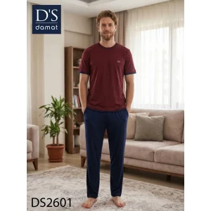 Ds Damat 2601 Erkek Spring Kısa Kol Pijama Takımı