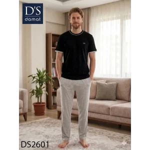 Ds Damat 2601 Erkek Spring Kısa Kol Pijama Takımı