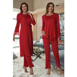 Effortt 2018  Sabahlıklı Lohusa Pijama Takımı