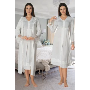 Effortt 2425  Sabahlıklı Lohusa Gecelik