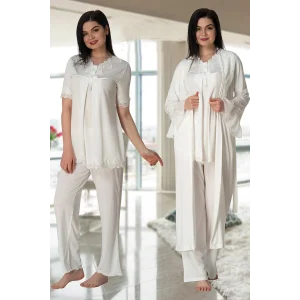 Effortt 5034 Sabahlıklı Lohusa Pijama Takımı