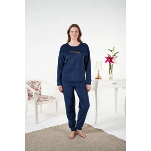 Estiva 25386 Uzun Kol Kadife Pijama Takımı