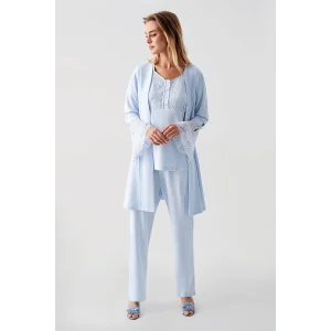 Freshness 322 Kadın Sabahlıklı Pijama Takımı