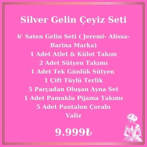Gelin Çeyiz Paketi Silver Paket