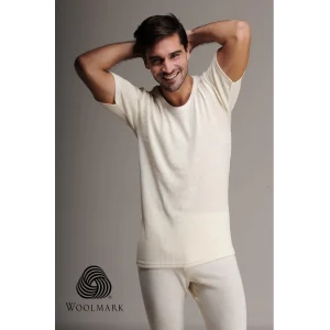 Hasyün 1000 %100 Yün Erkek Kısa Kol Fanila