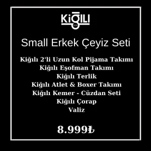 Kiğılı 12 Parça Erkek Small Çeyiz Paketi