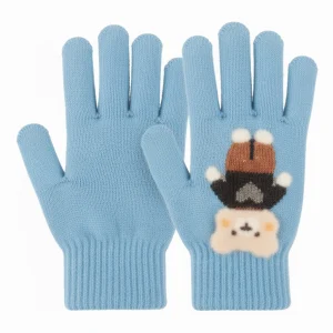 Kitti K25550-02 4-8 Yaş Erkek Çocuk Örme Eldiven