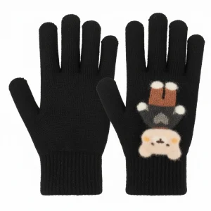 Kitti K25550-02 4-8 Yaş Erkek Çocuk Örme Eldiven