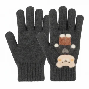 Kitti K25550-02 4-8 Yaş Erkek Çocuk Örme Eldiven