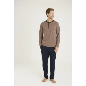 Kocabey 9245 Erkek Midi Yaka Pijama Takım