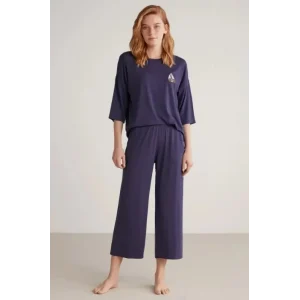 Nautıca W602 Kadın Yarım Kollu Pijama Takımı