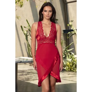 Nurteks 5440 Kısa Saten Gecelik