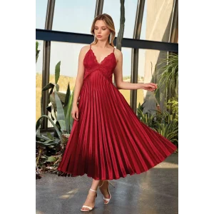 Nurteks 7115 Bayan Uzun Saten Gecelik