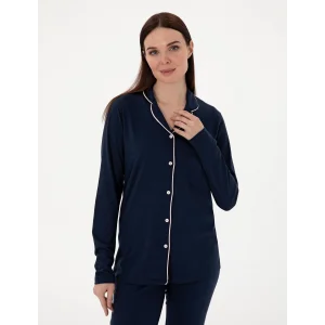 Pıerre Cardın 7717-S Bayan Gömlek Pijama Takımı