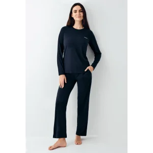 Pierre Cardin 9109-S Kadın Uzun Kol Pijama Takım