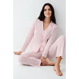 Pierre Cardin 9115-S Kadın Uzun Kol Pijama Takımı