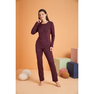 PJS 28048 Kadın Patlı Pijama Takım