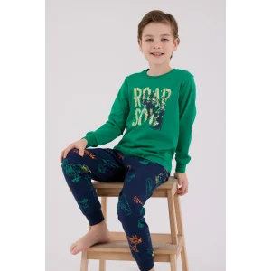 RolyPoly 3672-G Erkek Çocuk Uzun Kol Pijama Takım