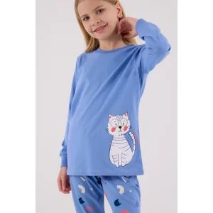 RolyPoly 3697-G Kız Çocuk Uzun Kol Pijama Takım