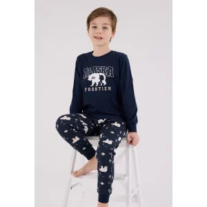 RolyPoly 3718-G Erkek Çocuk Uzun Kol Pijama Takım