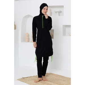 Rozamay 3120 Stacey Likralı Uzun Kollu Tesettür Mayo