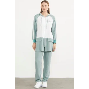 Sementa 76318 Fermuarlı Tunik Krep Takım