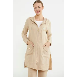 Sementa 76473 Büyük Beden Keten Görünümlü Üçlü Takım