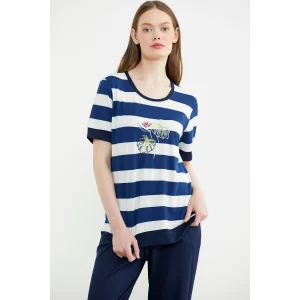 Sementa 76476 Rahat Kalıp Çizgili Pantolon Takım