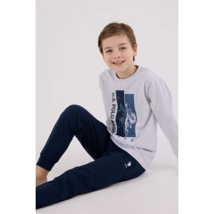 U.S. Polo Assn Kids 2206-G Erkek Çocuk Pijama Takım