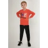Roly Poly RP3208-G Erkek Çocuk Uzun Kollu Eşofman Takım