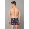 Doreanse 1849 Erkek Memox Baskılı Modal Normal Paça Renkli Boxer