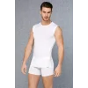 Doreanse 2235 Erkek Beyaz Modal Sıfır Yaka Sıfır Kol Atlet