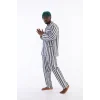Kocabey 4007 Uzun Kol Çizgili Gaffur Erkek Pijama Takım