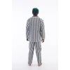Kocabey 4007 Uzun Kol Çizgili Gaffur Erkek Pijama Takım