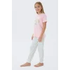 Arnetta 3571-G Kız Çocuk Kısa Kol Pijama Takımı