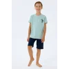 RolyPoly 3813-G Erkek Çocuk Kısa Kol Pijama Takımı