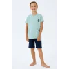 RolyPoly 3813-G Erkek Çocuk Kısa Kol Pijama Takımı